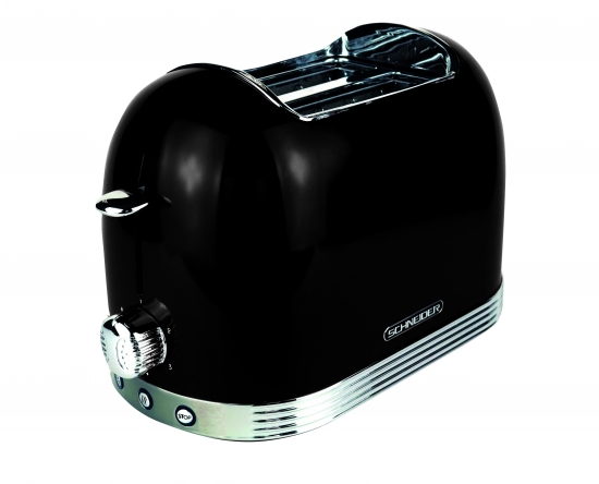 Schneider Retro Toaster - Farbe: Schwarz