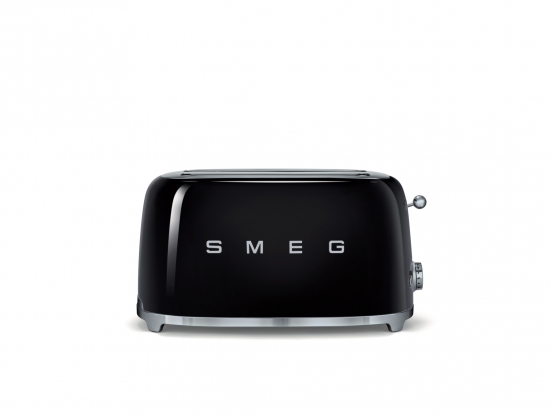 Smeg 4- Scheiben Retro Toaster - Farbe: Schwarz